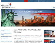Tablet Screenshot of americangreencardtoday.com